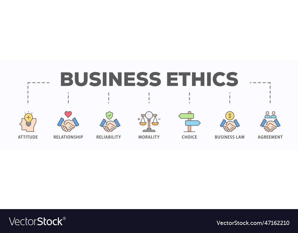 Business ethics Royalty Free Vector Image - VectorStock