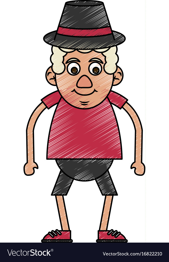 Old Man Royalty Free Vector Image Vectorstock