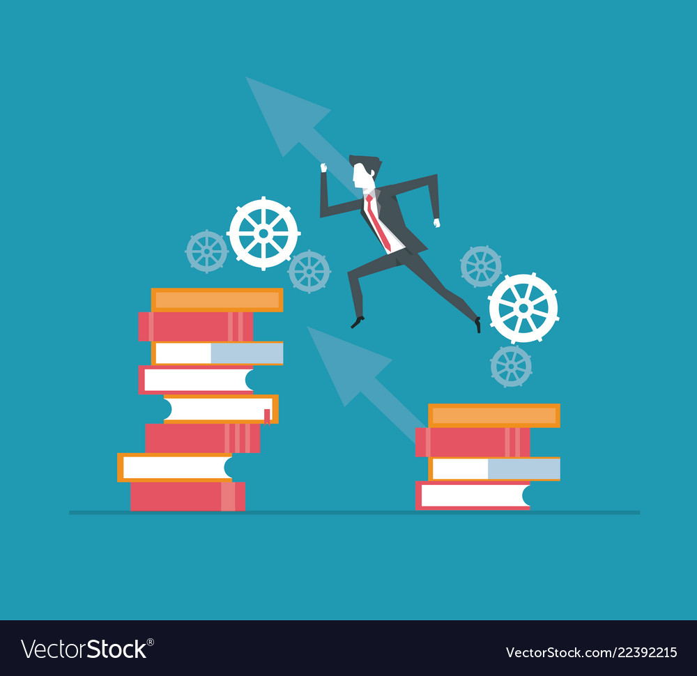 Business leader and high achiever Royalty Free Vector Image