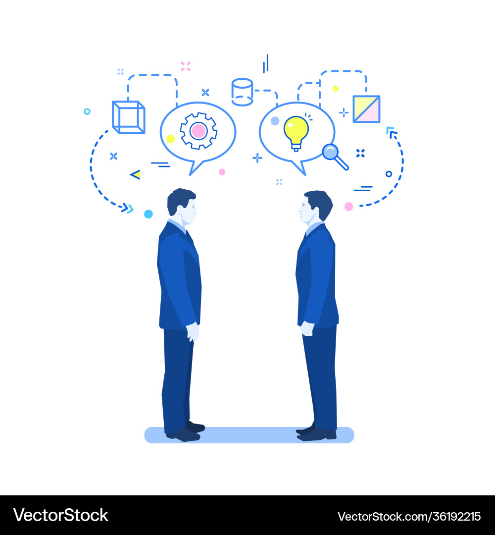 Concept teamwork Royalty Free Vector Image - VectorStock