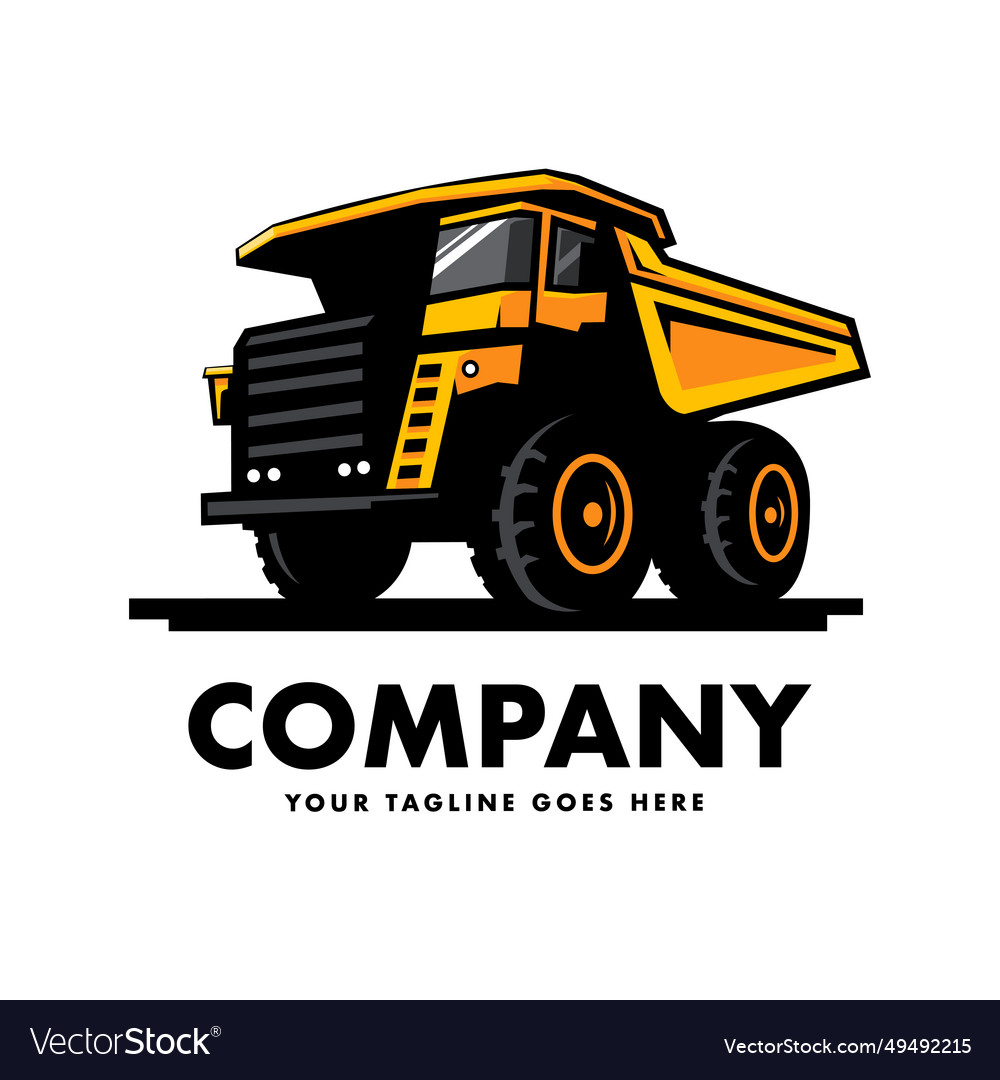 Dump truck Royalty Free Vector Image - VectorStock