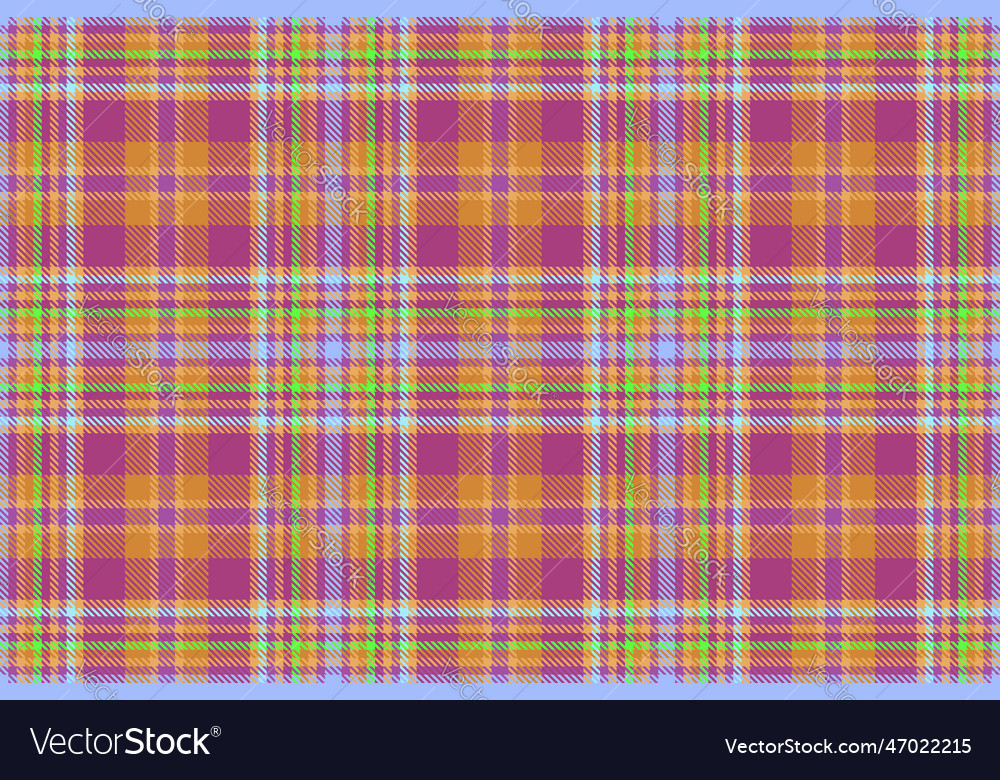 Seamless tartan textile plaid background texture Vector Image