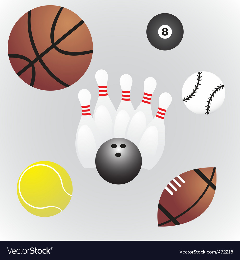 Sports icons Royalty Free Vector Image - VectorStock