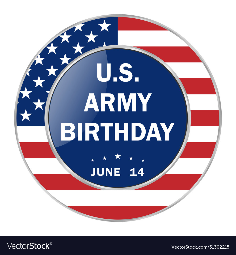 Us army birthday patriotic holiday