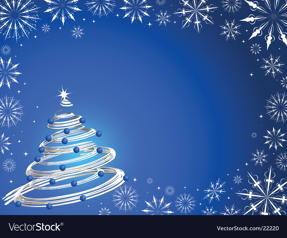 Christmas tree background Royalty Free Vector Image