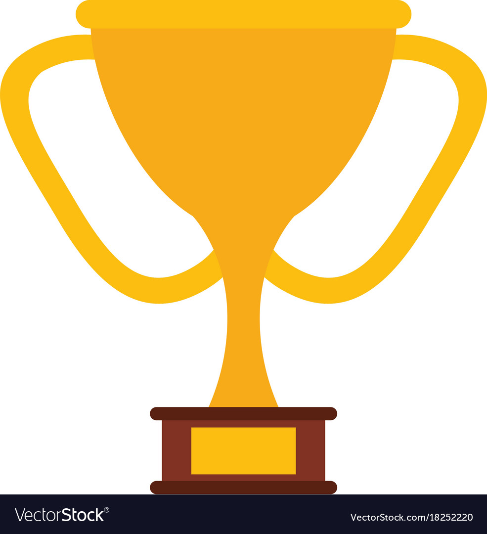 Trophy Cup Icon Image Royalty Free Vector Image