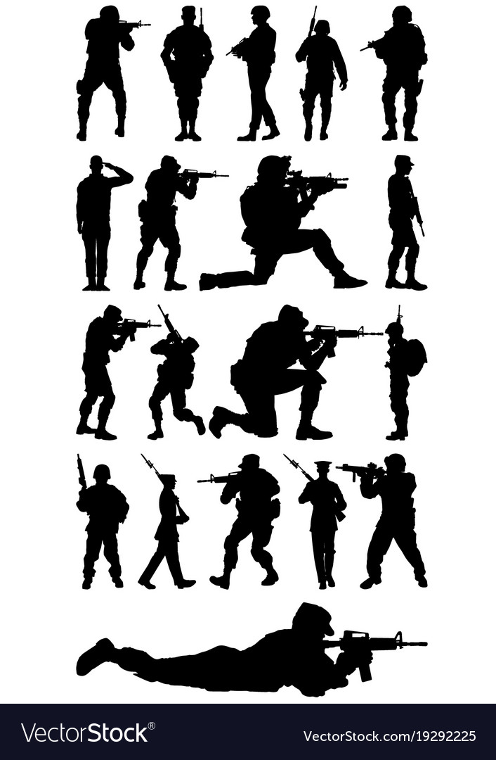 Soldiers Royalty Free Vector Image - VectorStock