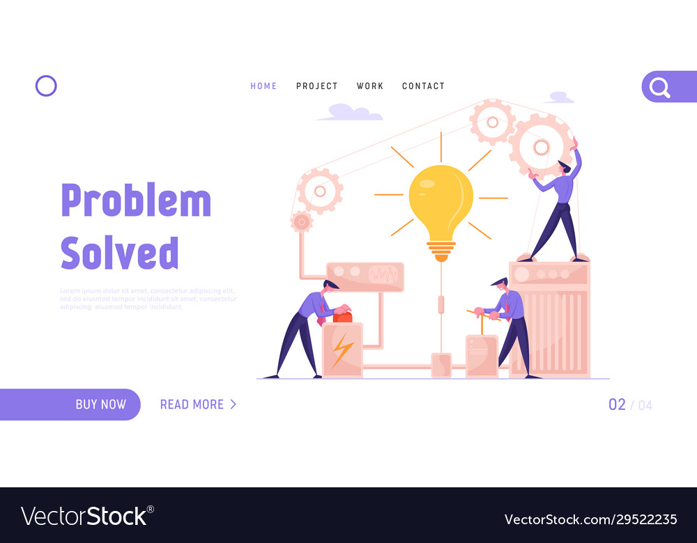 Startup financial idea realization searching Vector Image