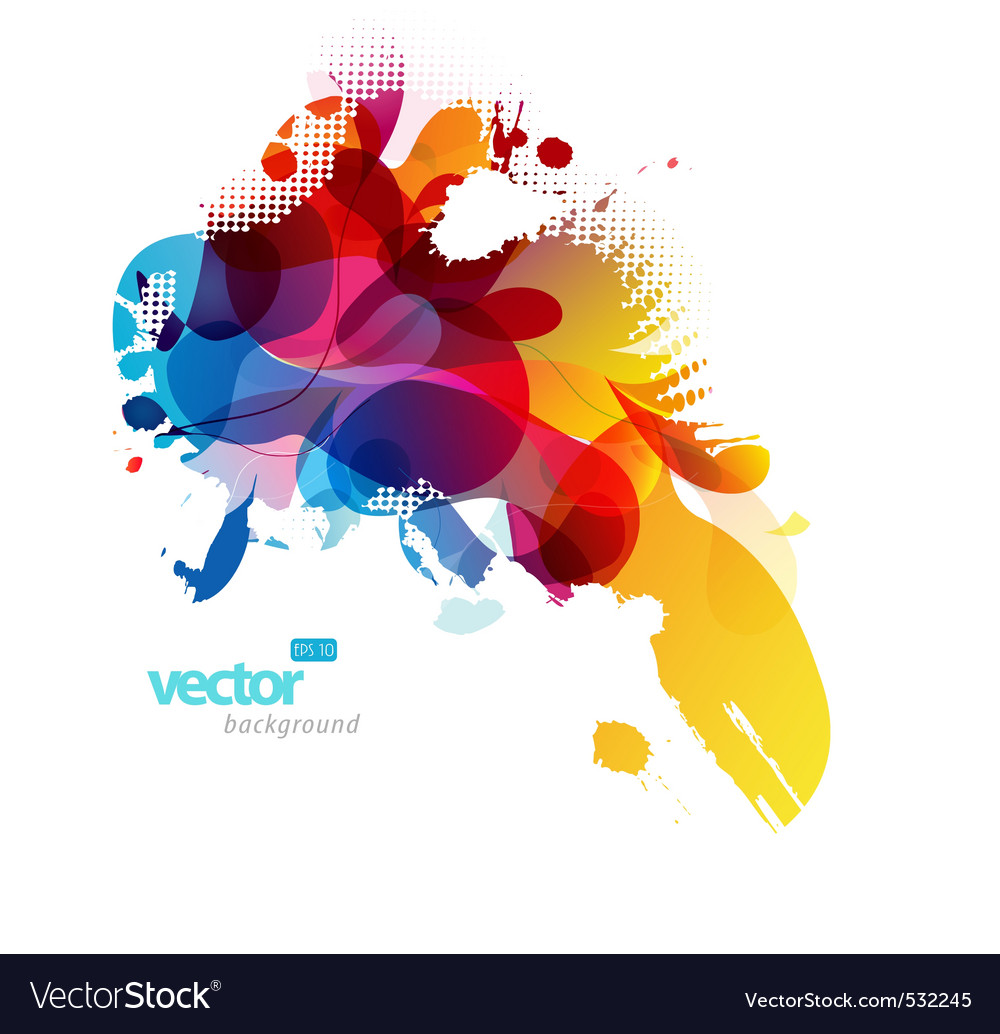 Abstract splash Royalty Free Vector Image - VectorStock