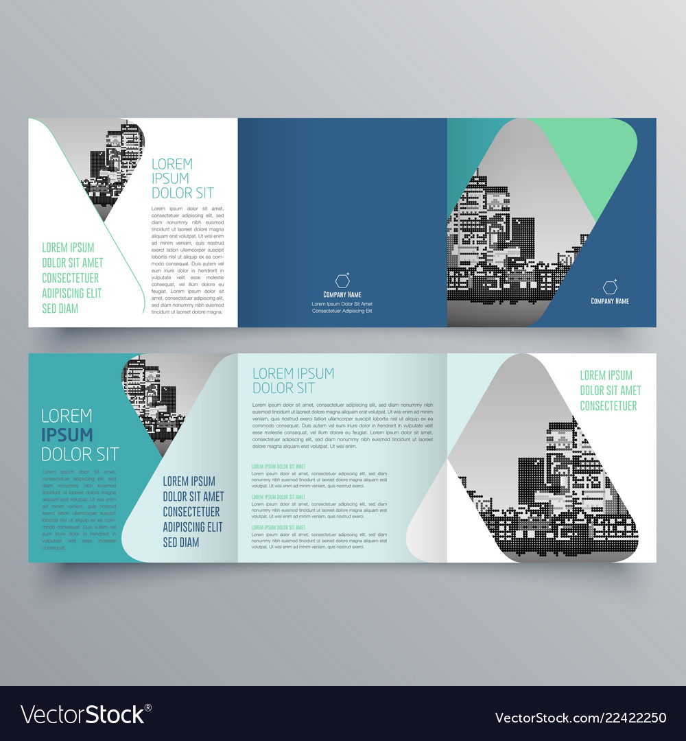 Brochure design 1025 Royalty Free Vector Image