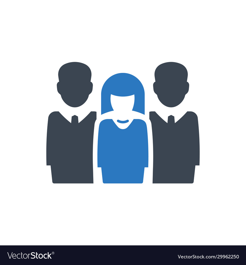 Business team icon Royalty Free Vector Image - VectorStock