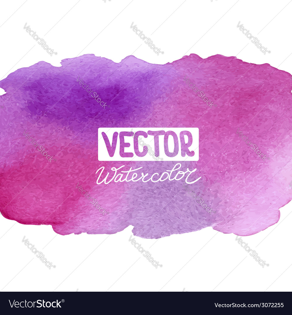 Abstract watercolor background for your design Vector Image