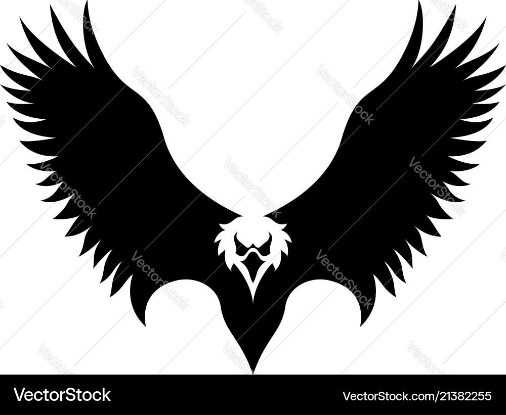 American eagle isolated Royalty Free Vector Image