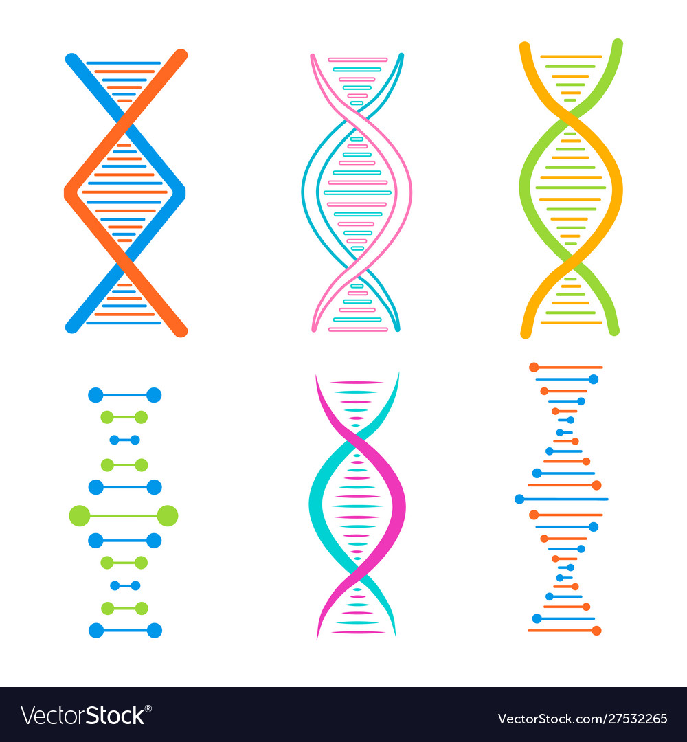 Dna Genetic Sign Royalty Free Vector Image - Vectorstock