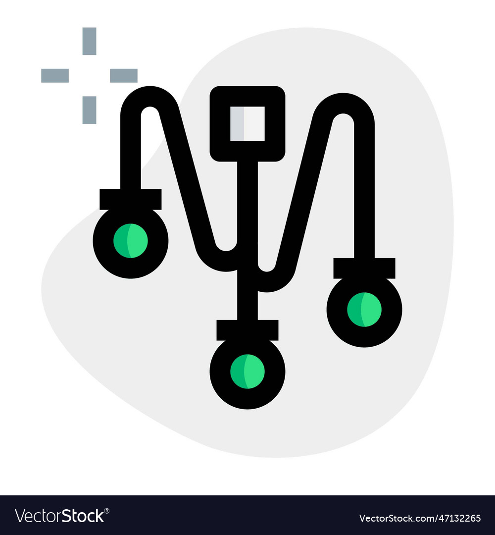 Modern design ball shaped hanging lights Vector Image