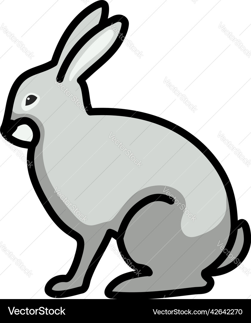 Easter rabbit icon Royalty Free Vector Image - VectorStock