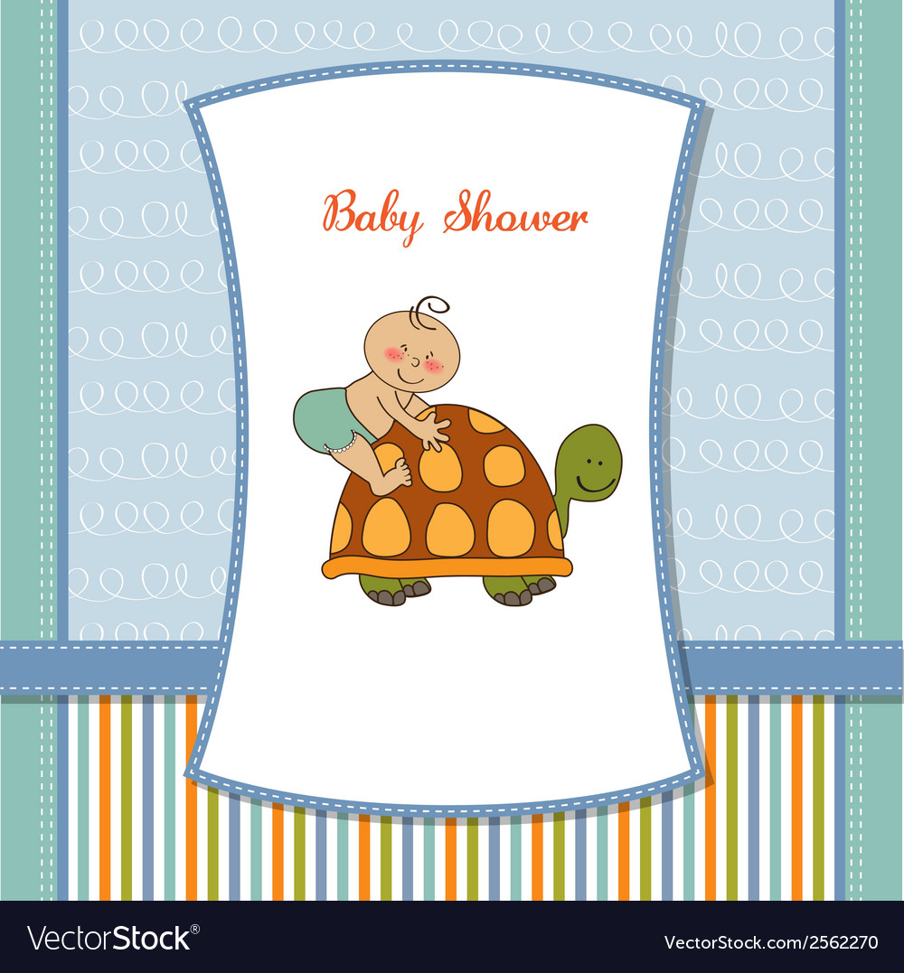 Funny baby boy announcement card Royalty Free Vector Image Funny baby boy announcement card Royalty Free Vector Image