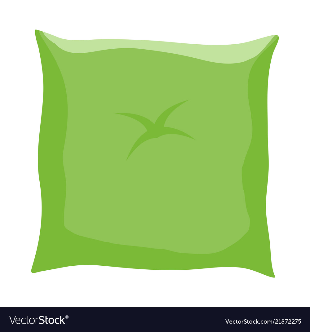 Cartoon pillow symbol icon design Royalty Free Vector Image