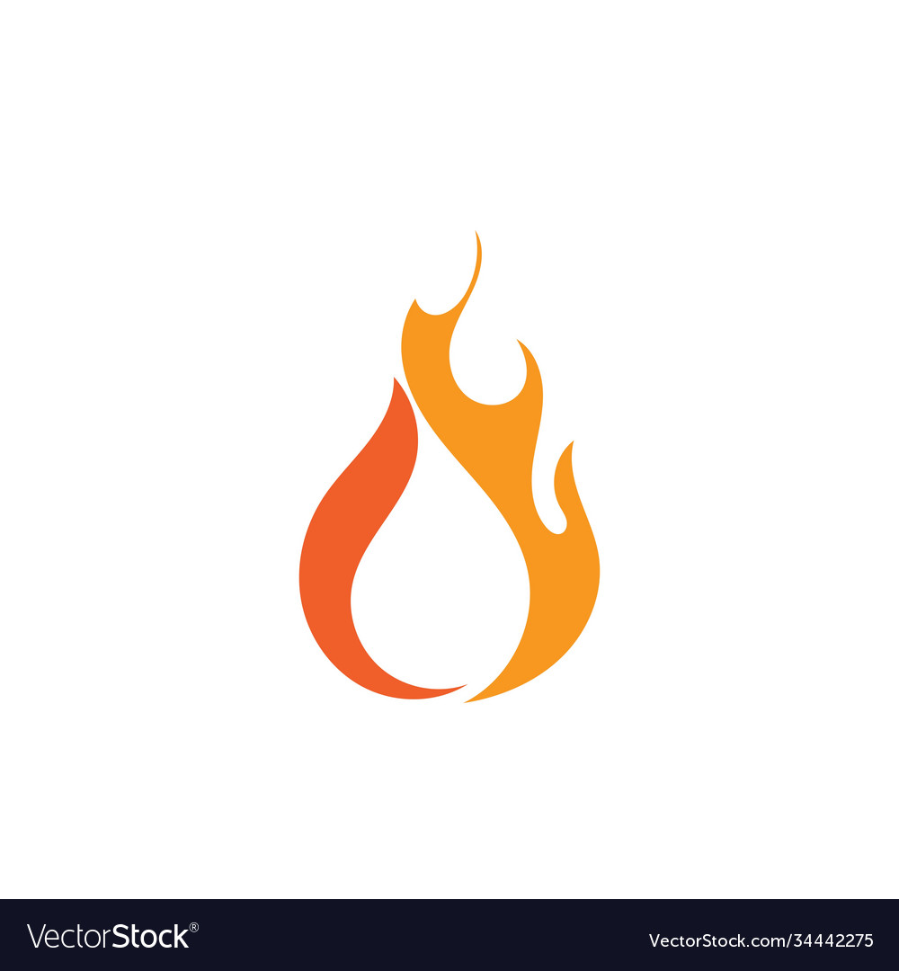 Fire logo design Royalty Free Vector Image - VectorStock