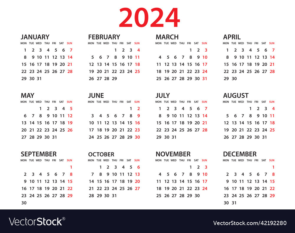 Calendar 2025 template planner 2025 year Vector Image