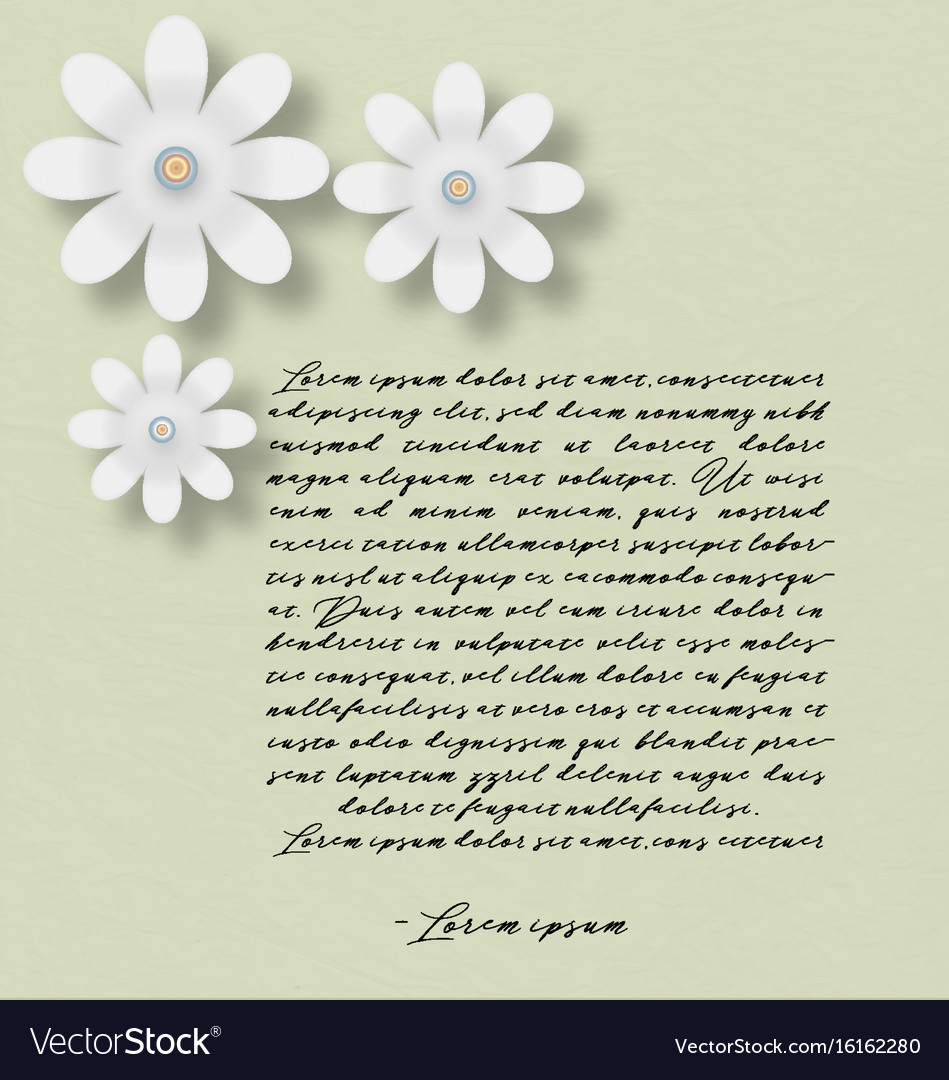 Romantic letter Royalty Free Vector Image VectorStock