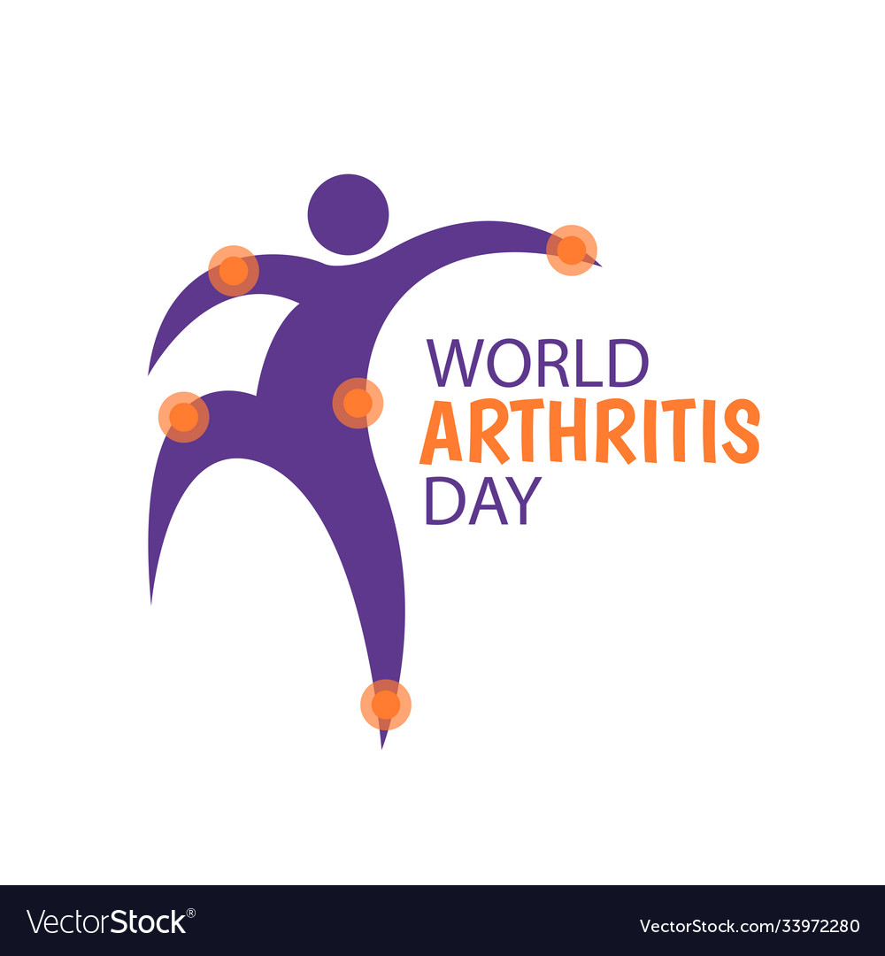 World arthritis day Royalty Free Vector Image - VectorStock