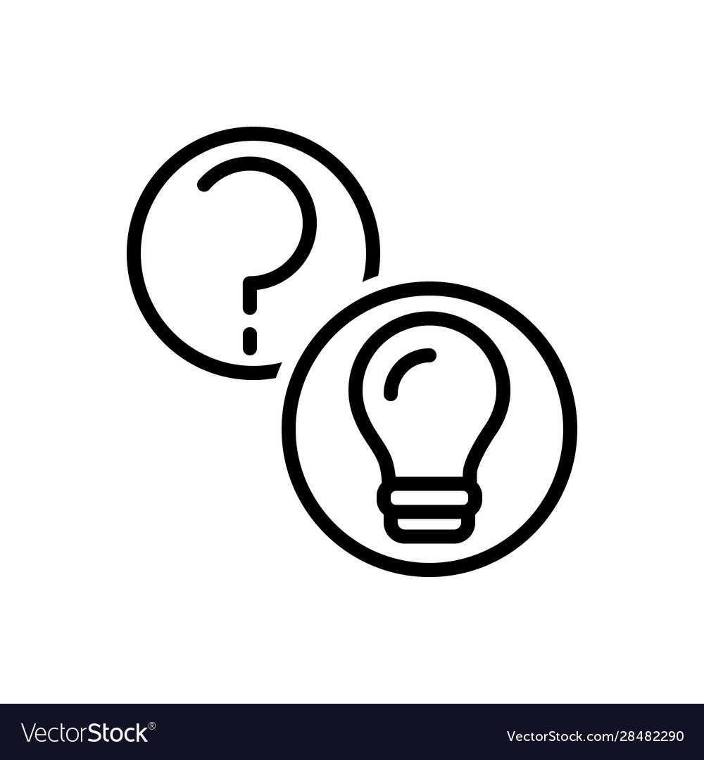 Questions and answers Royalty Free Vector Image