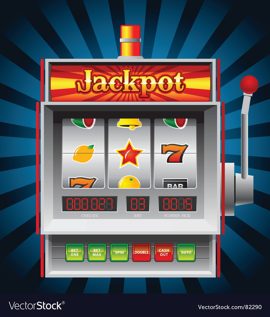 Slot machine Royalty Free Vector Image - VectorStock