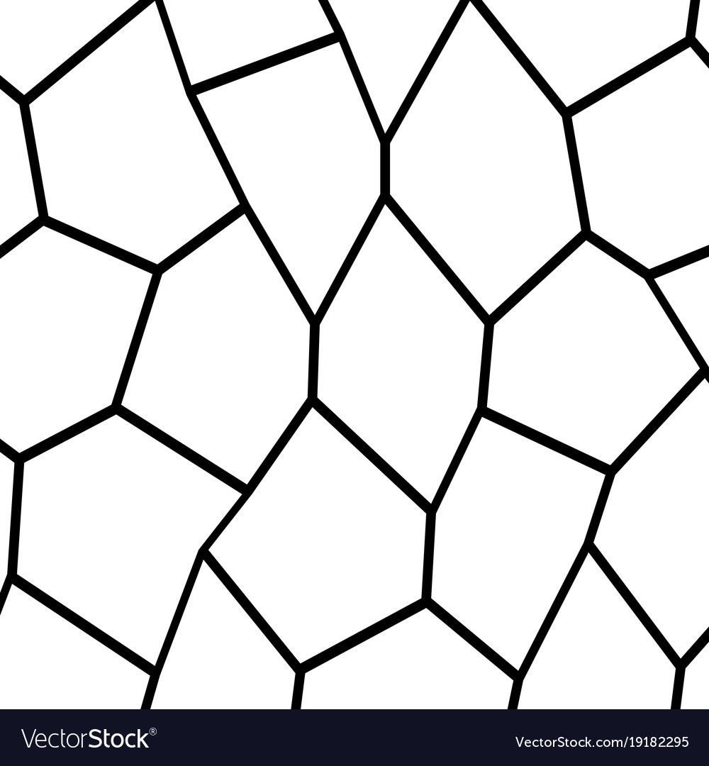 Black and white fragmentation background Vector Image