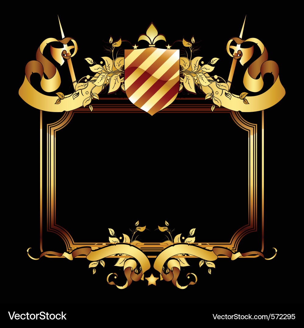 Ornate frame Royalty Free Vector Image - VectorStock