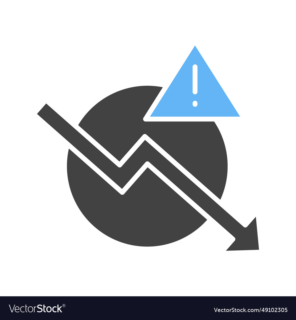 Crisis icon image Royalty Free Vector Image - VectorStock