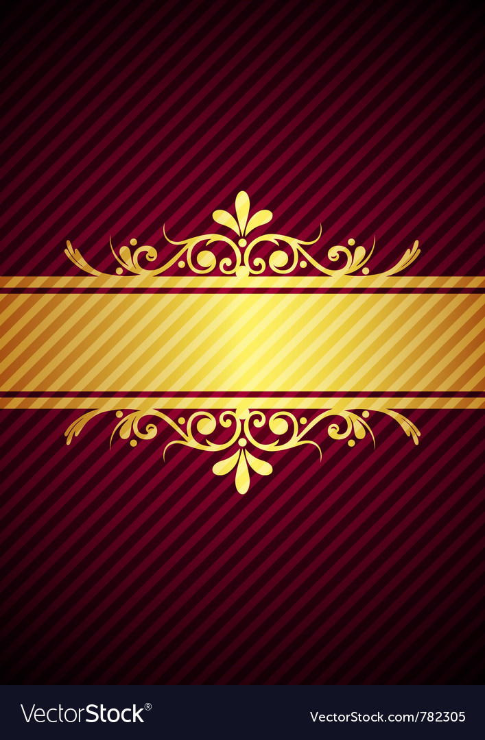 Gold bourdeaux background Royalty Free Vector Image