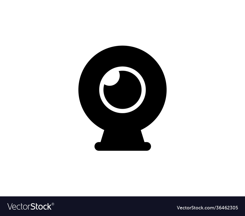 Web camera icon thin line for and mobile