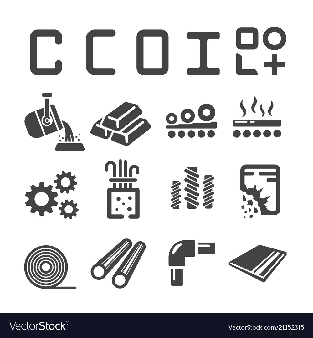 steel-icon-royalty-free-vector-image-vectorstock