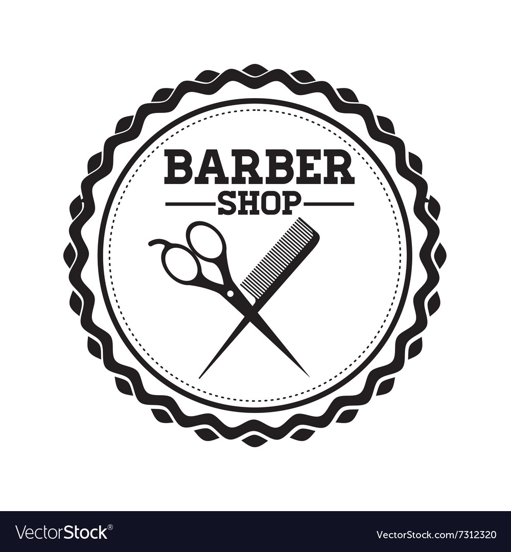 Barber shop design Royalty Free Vector Image - VectorStock