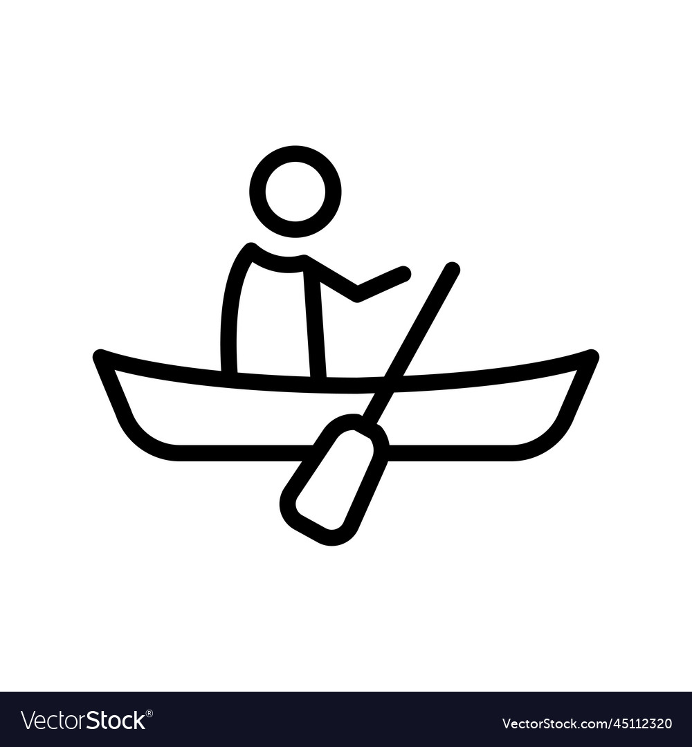 Kayak boat icon