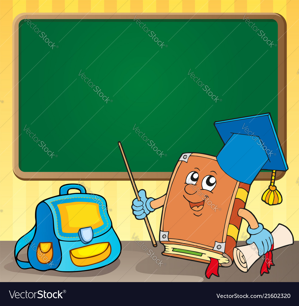 Schoolboard theme image 4 Royalty Free Vector Image