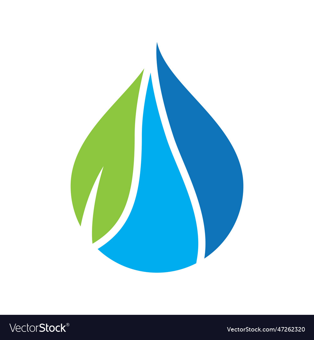 Water drop logo images Royalty Free Vector Image