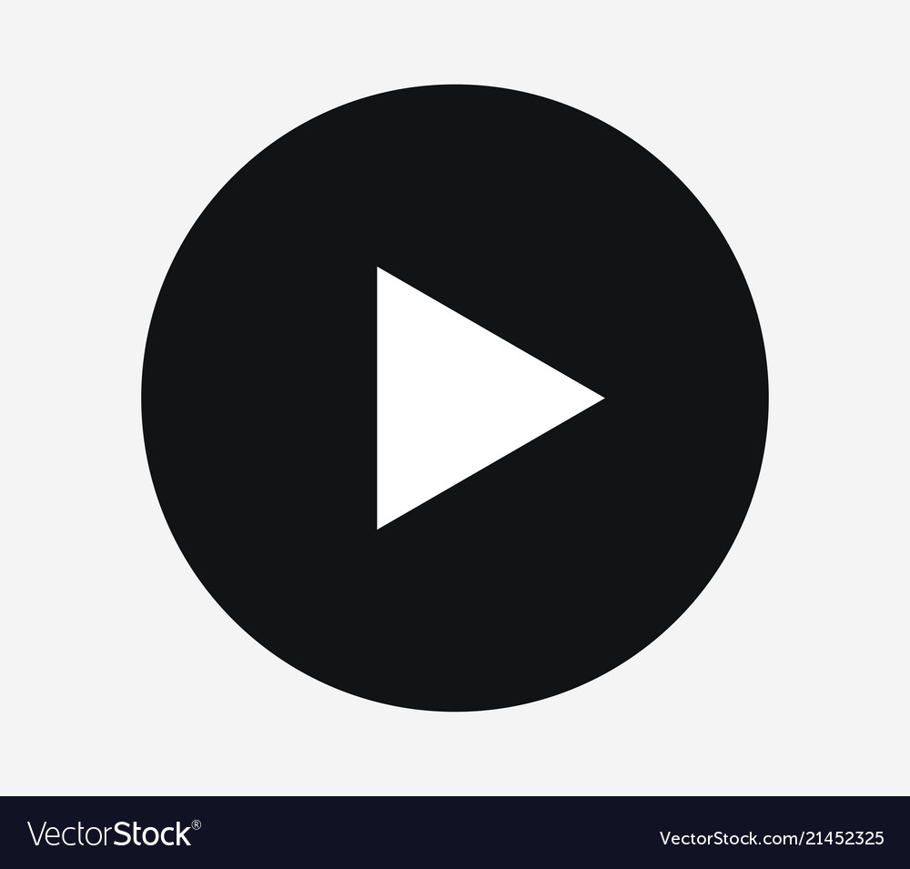 Download Play button icon Royalty Free Vector Image - VectorStock