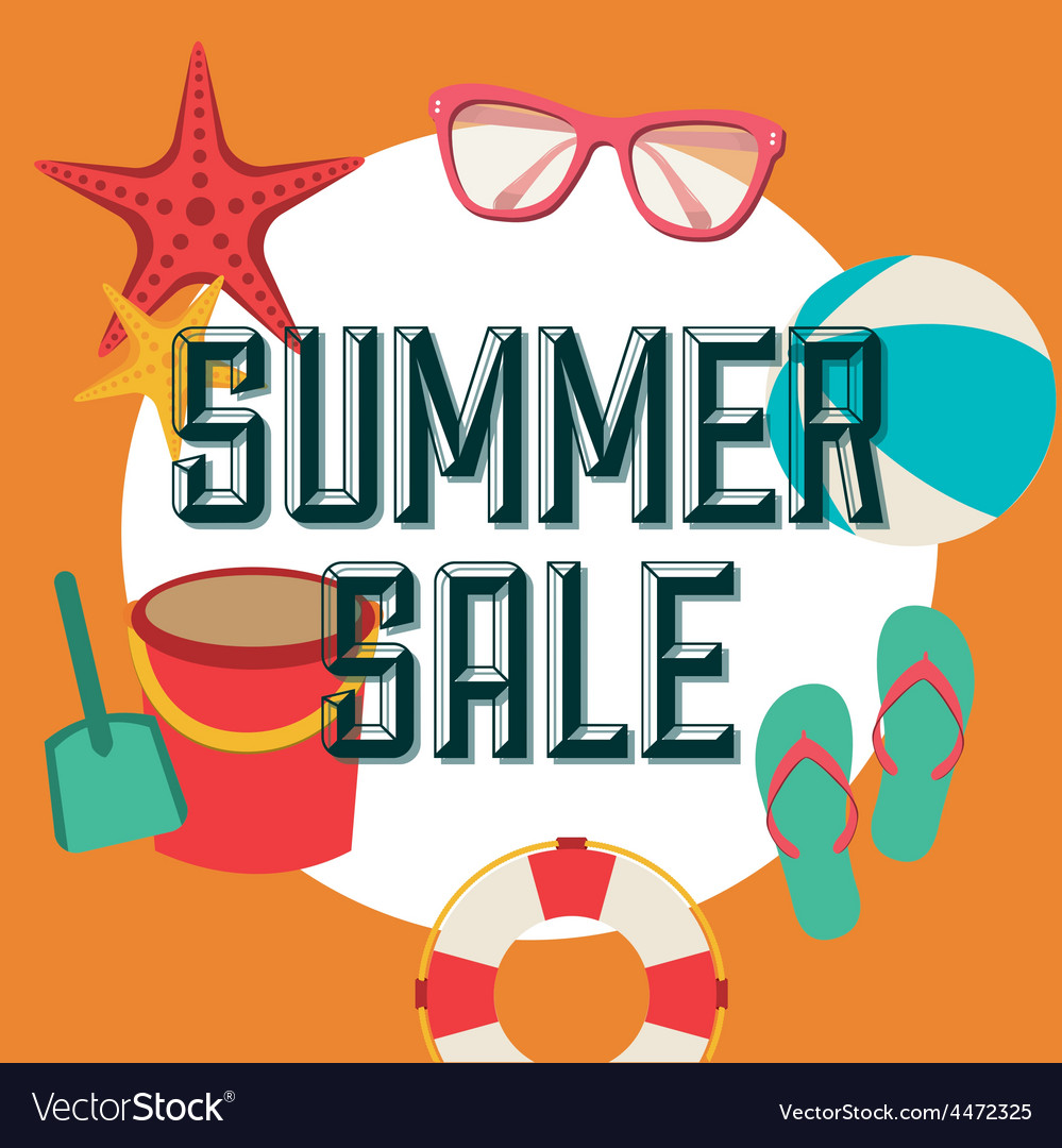 Summer sale Royalty Free Vector Image - VectorStock