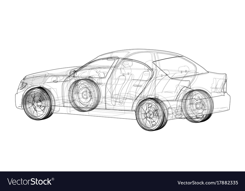 Concept Car Royalty Free Vector Image - Vectorstock