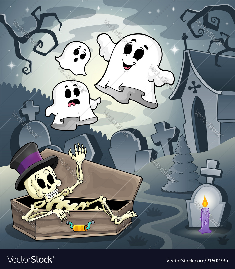 Skeleton theme image 4 Royalty Free Vector Image