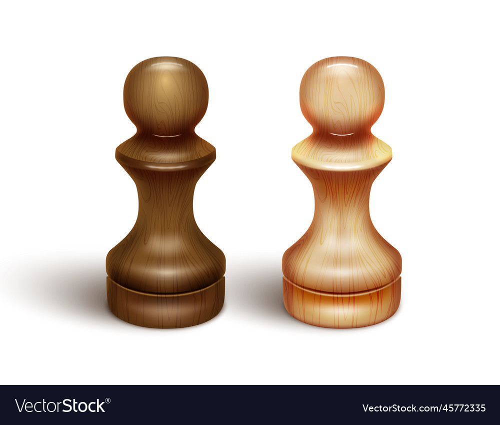 Premium Vector  Realistic chess piece 3d pawn on a black and