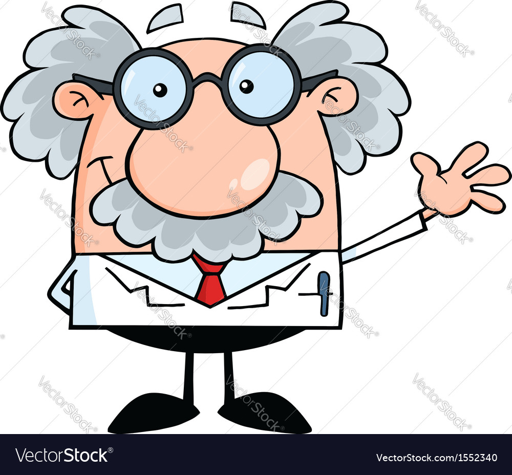 Scientist cartoon Royalty Free Vector Image - VectorStock