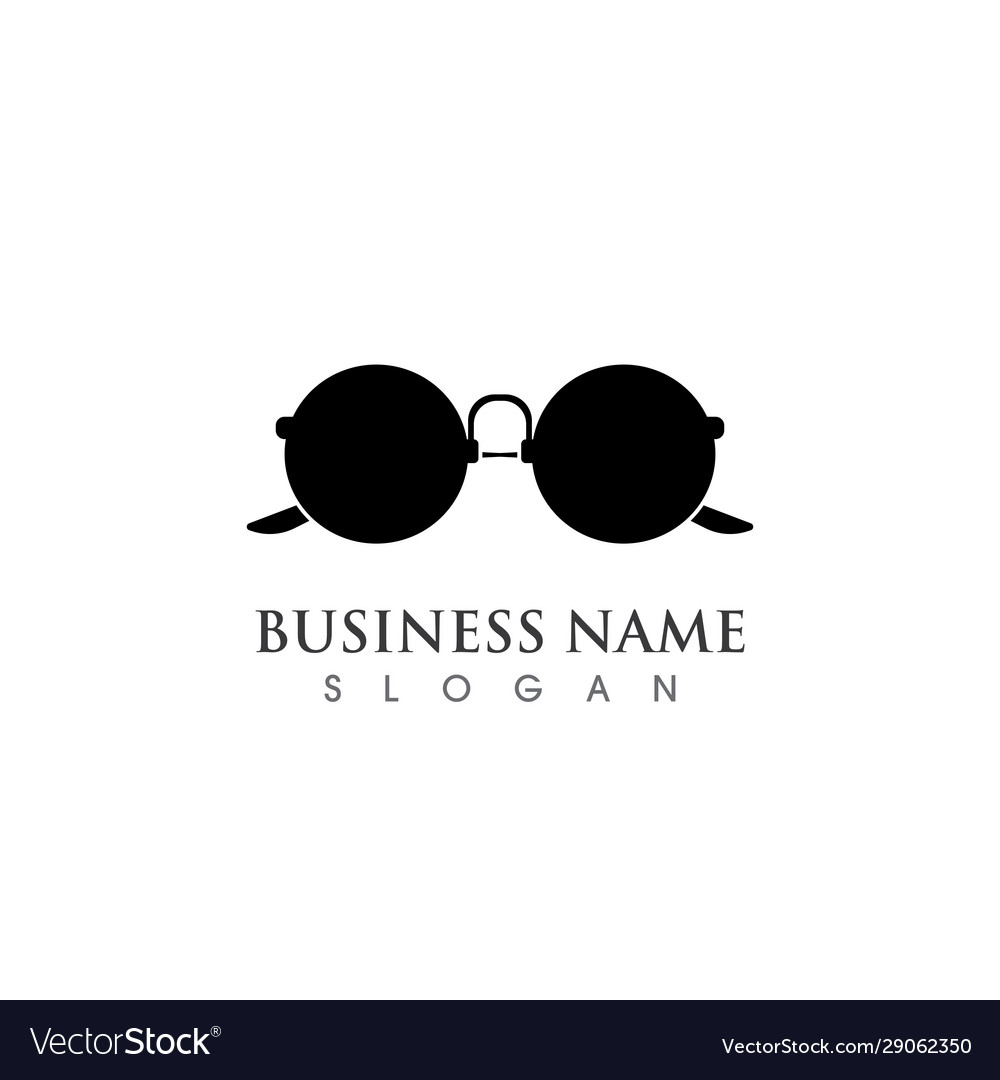 Glasses symbol icon design Royalty Free Vector Image