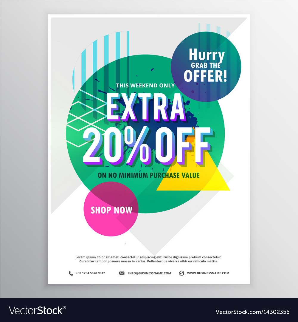 discount flyer designer