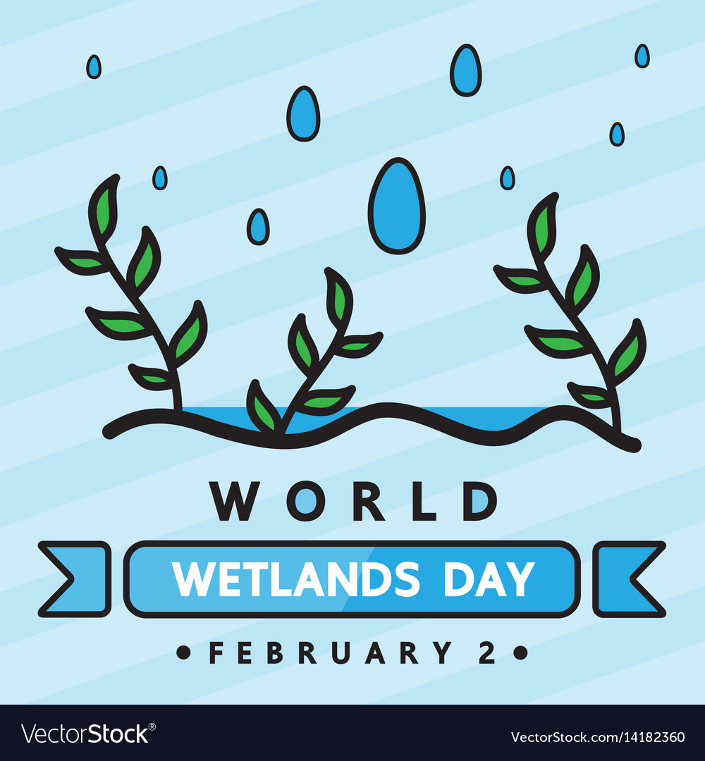 World Wetlands Day Royalty Free Vector Image - VectorStock