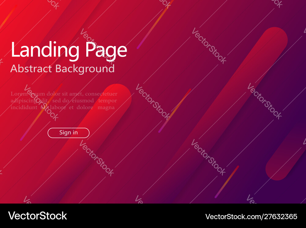 Abstract geometric background with gradient shape Vector Image