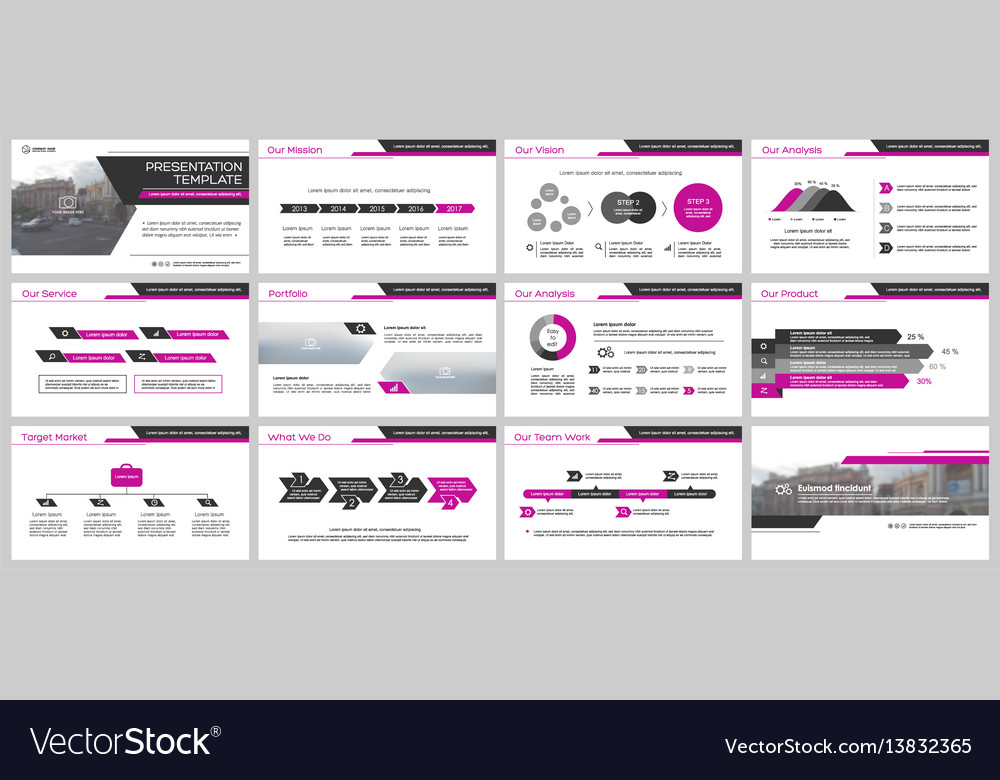 Elements for and presentation templates Royalty Free Vector