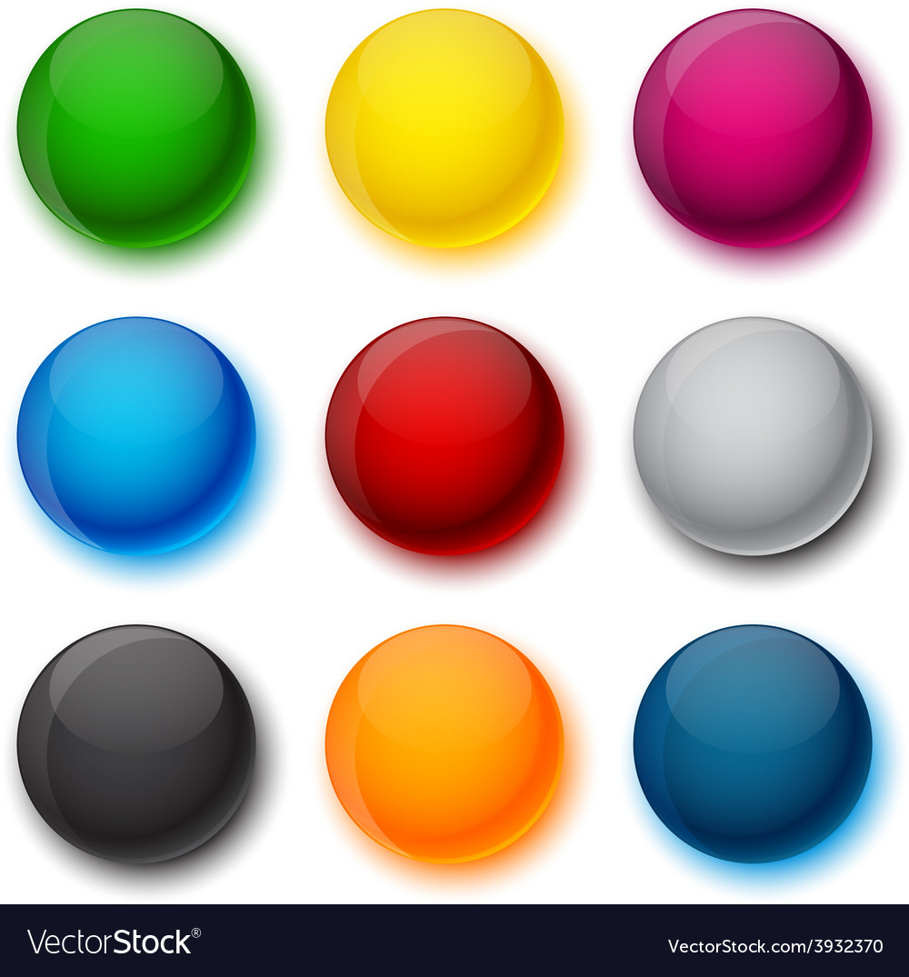 Round colorful balls